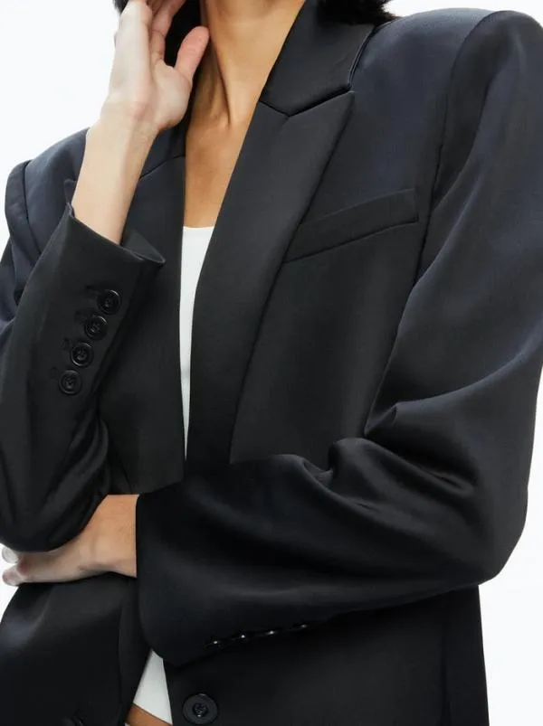 Jackets Coats Women Alice Olivia COLLEY OVERSIZED BLAZER Black