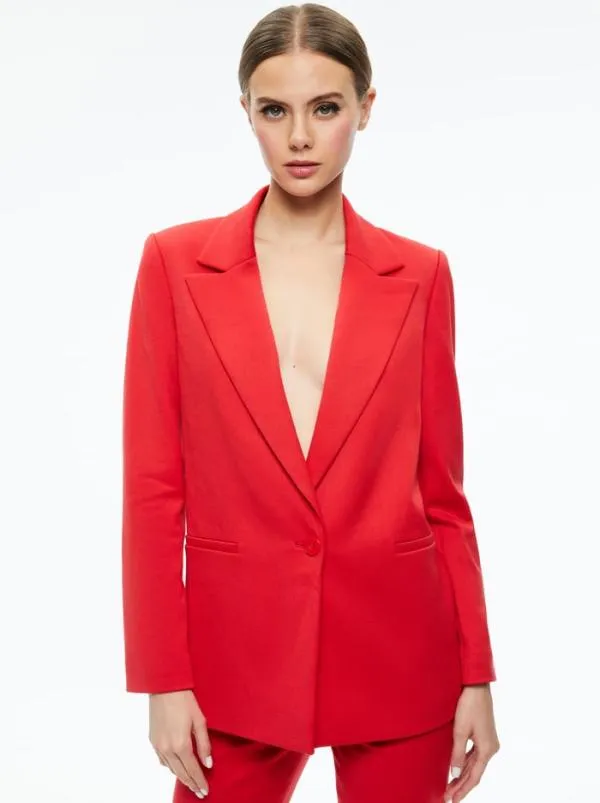 Jackets Coats Women Alice Olivia DENNY NOTCH COLLAR BOYFRIEND BLAZER Perfect Ruby Jackets Coats Women Alice Olivia DENNY NOTCH COLLAR BOYFRIEND BLAZER Perfect Ruby