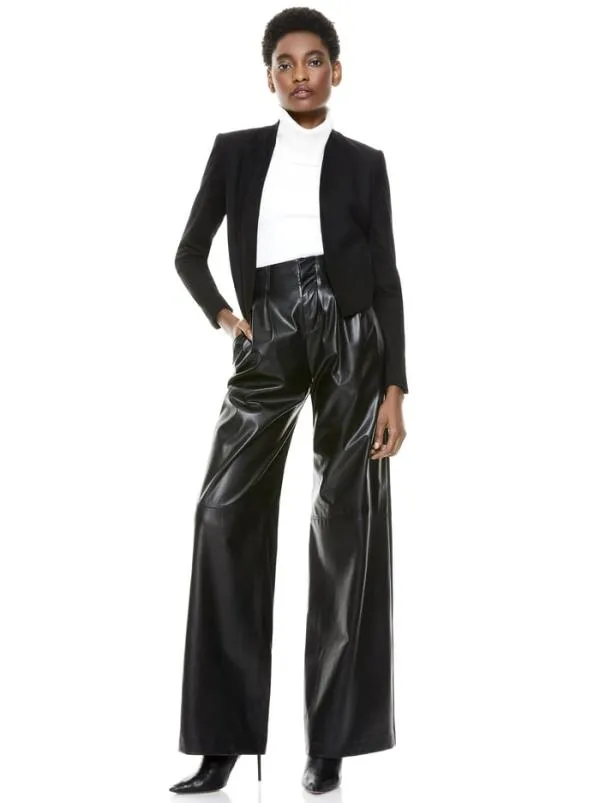 Jackets Coats Women Alice Olivia HARVEY SUEDE JACKET Black