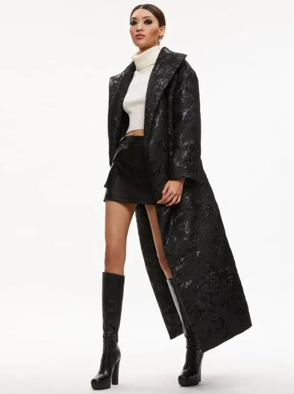 Jackets Coats Women Alice Olivia IMA DUVET MAXI PUFFER COAT Black