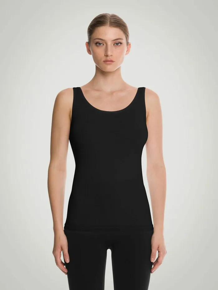 Jamaika Top Sleeveless Black Women Wolford Bodysuits