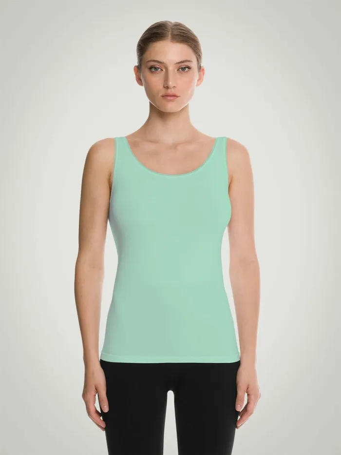 Jamaika Top Sleeveless Icy Mint Women Wolford Bodysuits