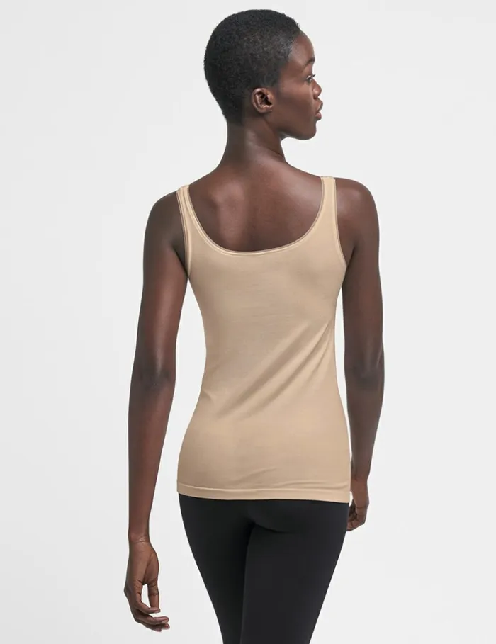 Jamaika Top Sleeveless Latte Women Wolford Bodysuits