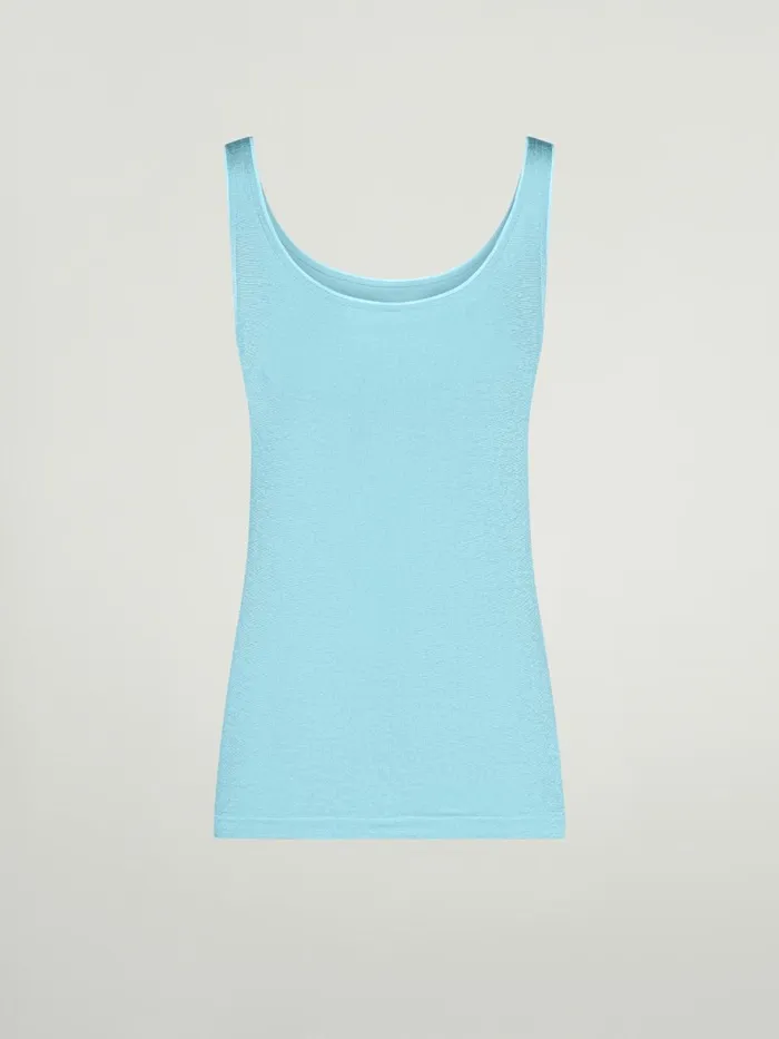 Jamaika Top Sleeveless Light Aquamarine Women Wolford Tops