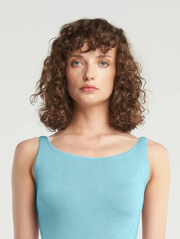Jamaika Top Sleeveless Light Aquamarine Women Wolford Tops