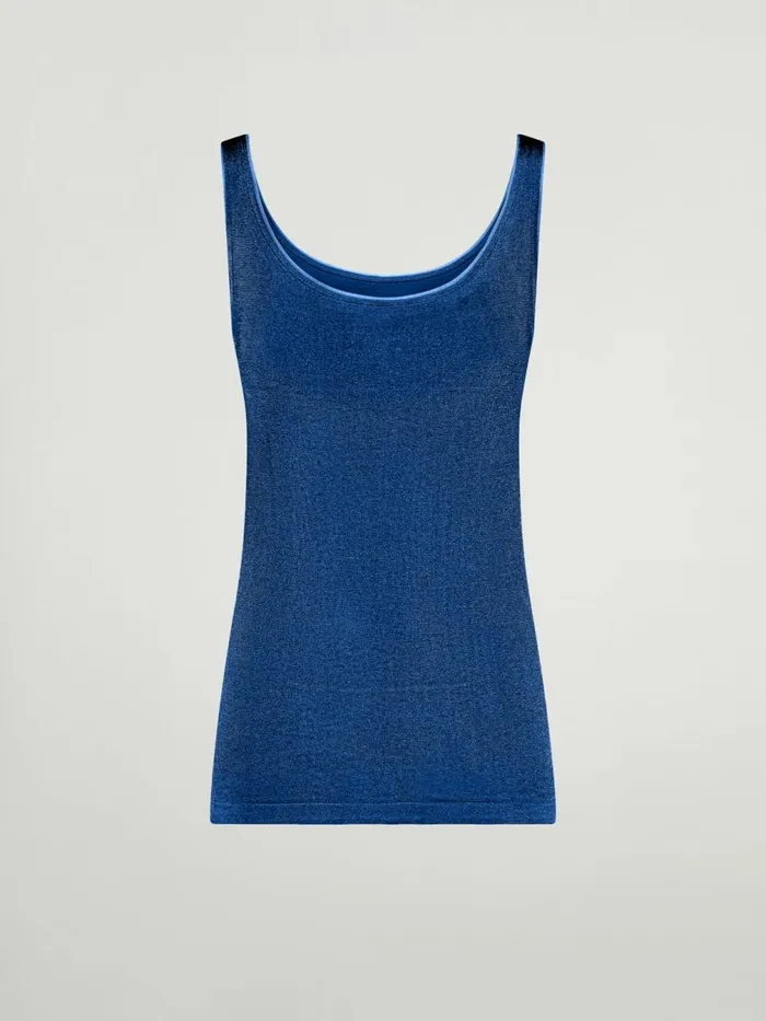 Jamaika Top Sleeveless Sodalite Blue Women Wolford Bodysuits