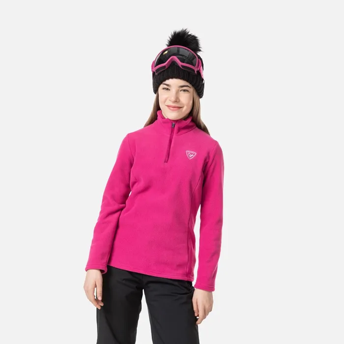Kids Girls039 HalfZip Fleece Orchidpink Rossignol Layers