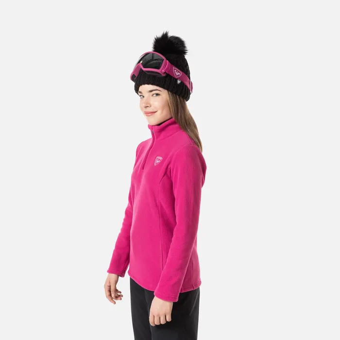 Kids Girls039 HalfZip Fleece Orchidpink Rossignol Layers