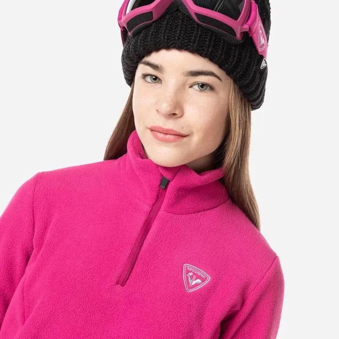 Kids Girls039 HalfZip Fleece Orchidpink Rossignol Layers