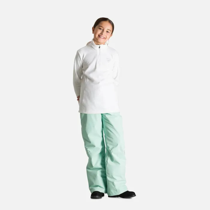 Kids Girls039 HalfZip Fleece White100 Rossignol Layers