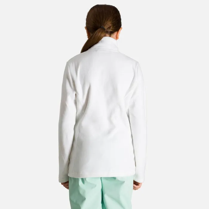 Kids Girls039 HalfZip Fleece White100 Rossignol Layers