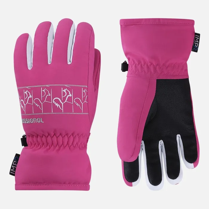 Kids Girls039 Jane IMP039R Ski Gloves Orchidpink Rossignol Accessories
