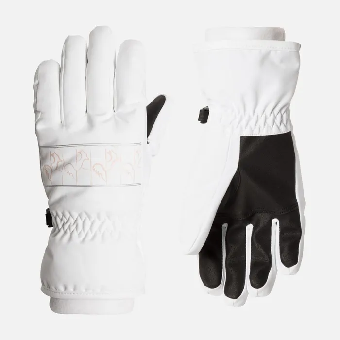 Kids Girls039 Jane IMP039R Ski Gloves White100 Rossignol Accessories
