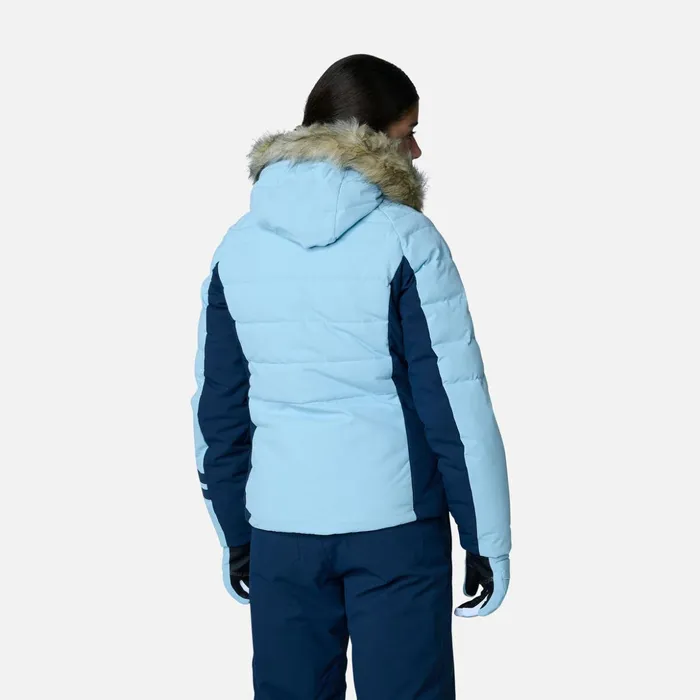 Kids Girls039 Polydown Ski Jacket Glacier Rossignol Ski Jackets