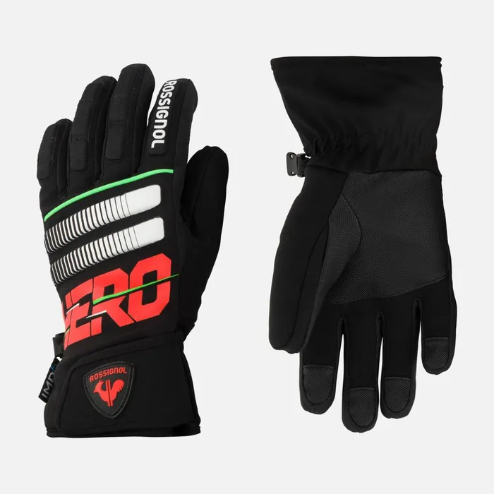 Kids Juniors039 Hero Waterproof Ski Gloves Black200 Rossignol Accessories