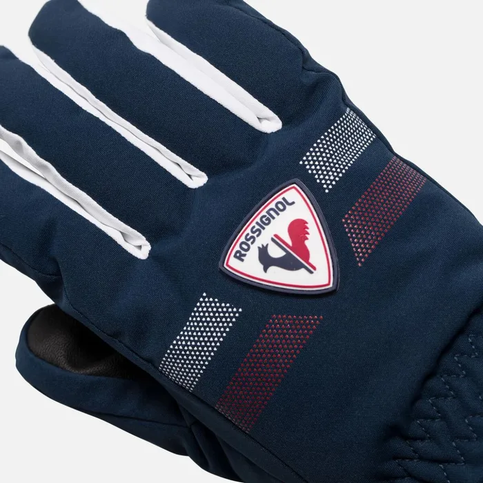 Kids Juniors039 ROC Waterproof Ski Gloves Darknavy715 Rossignol Accessories