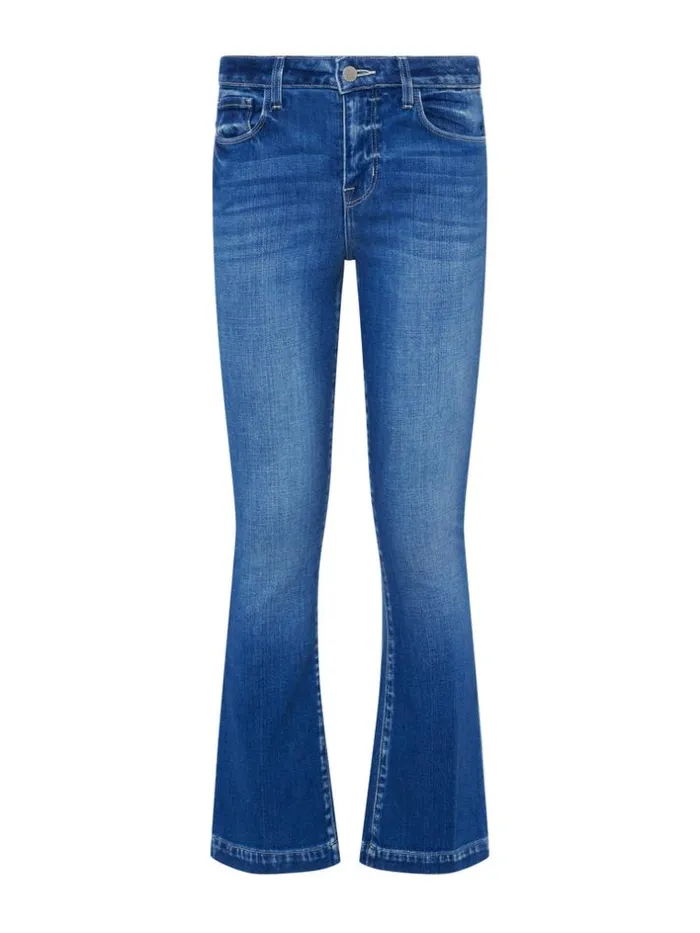 L039Agence Aged Denim Women Ali Skinny Flare Jean Maywood