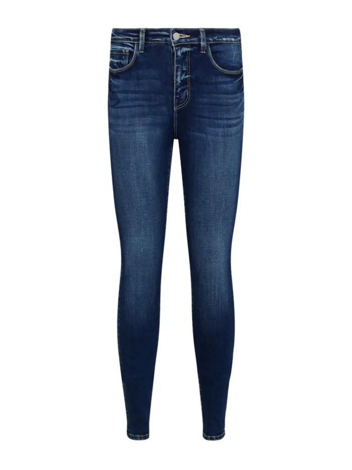 L039Agence Aged Denim Women Marguerite Jean Columbia