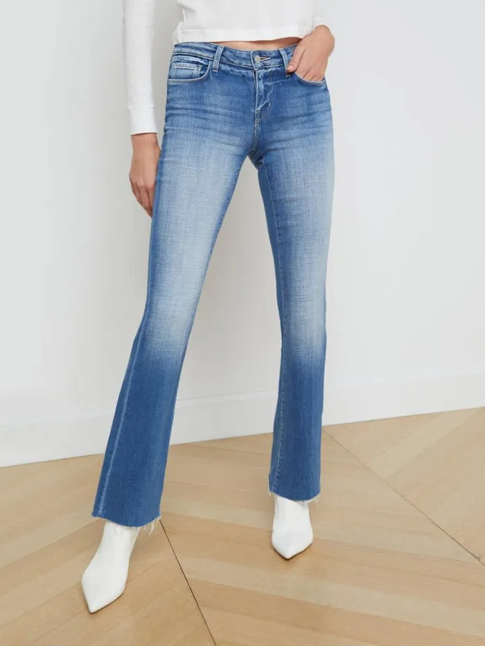 L039Agence Aged Denim Women Sneeki Jean Hayward