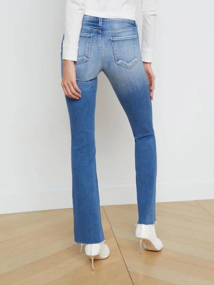 L039Agence Aged Denim Women Sneeki Jean Hayward