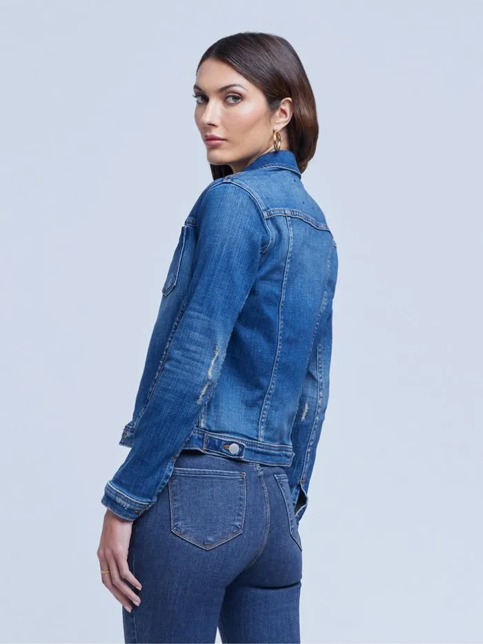 L039Agence Blazers and Jackets Women Celine Jacket Authentique Distressed