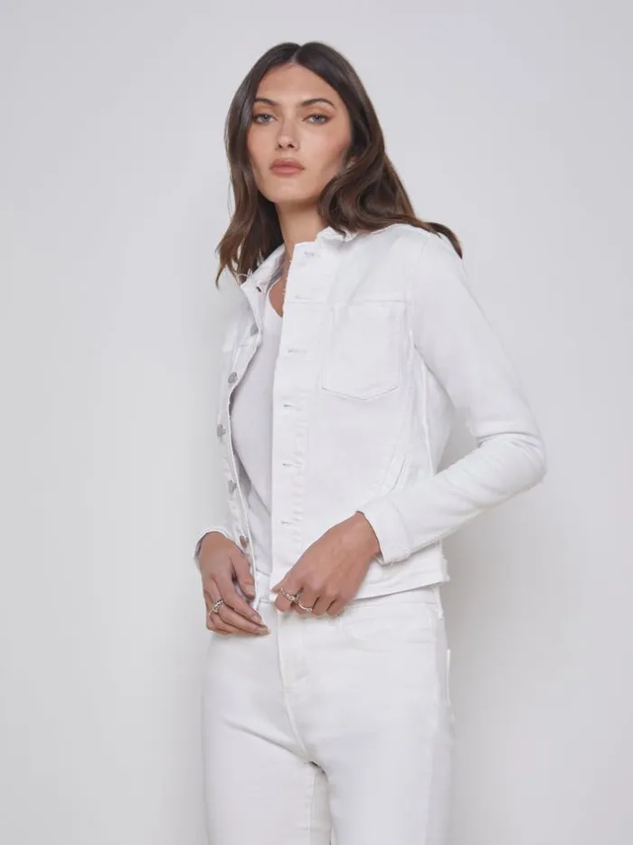 L039Agence Blazers and Jackets Women Celine Jacket Blanc Destruct
