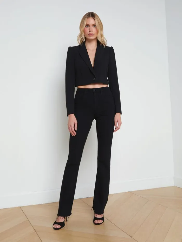 L039Agence Blazers and Jackets Women Cora Detachable Blazer Black