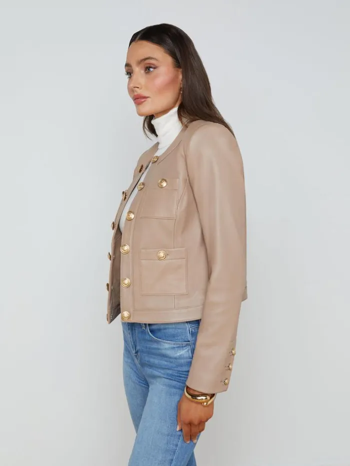 L039Agence Blazers and Jackets Women Jayde Jacket Dark Cappuccino