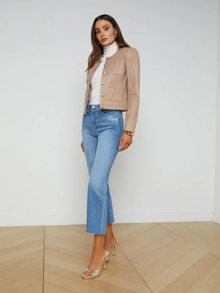 L039Agence Blazers and Jackets Women Jayde Jacket Dark Cappuccino