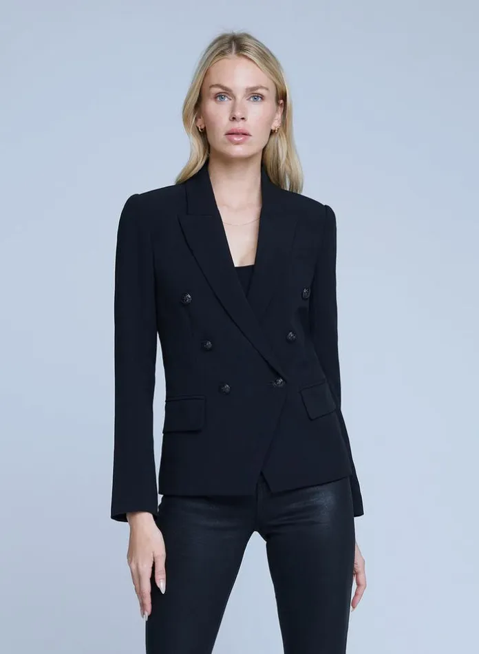 L039Agence Blazers and Jackets Women Kenzie Blazer Blackblack