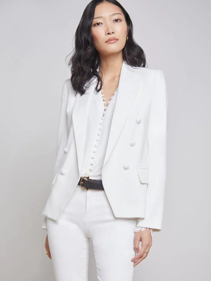 L039Agence Blazers and Jackets Women Kenzie Blazer Whitewhite