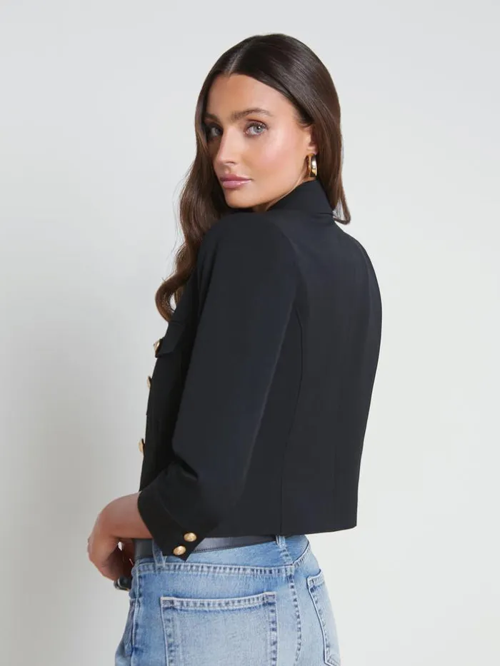 L039Agence Blazers and Jackets Women Kumi Cropped Jacket Black