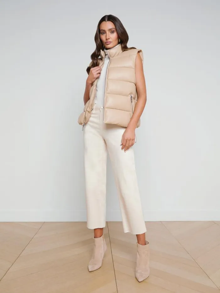 L039Agence Blazers and Jackets Women Tori Puffer Vest Almond