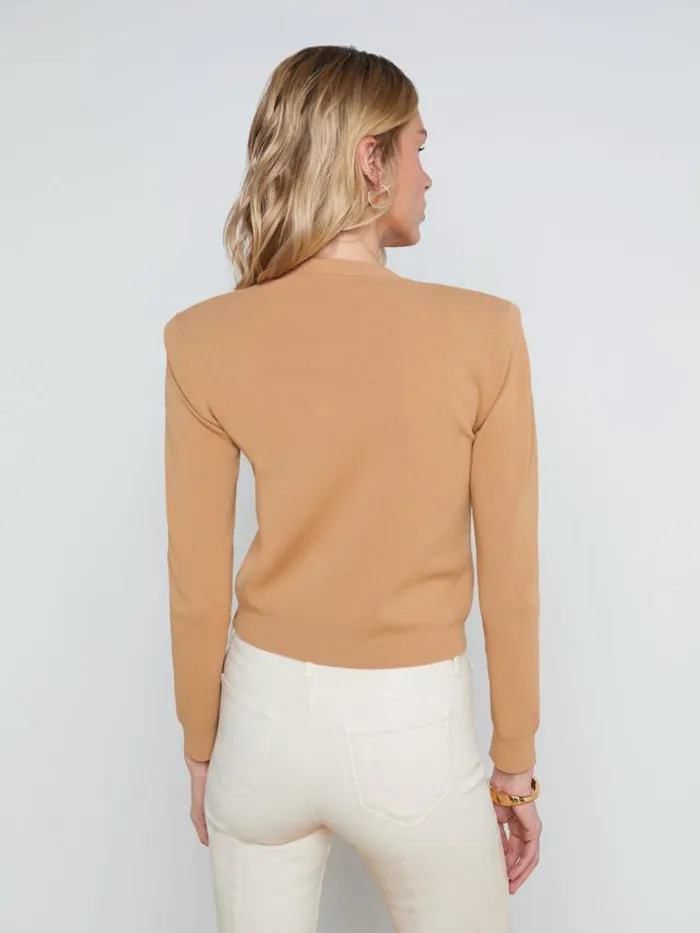 L039Agence Blouses and Tops Women Toulouse Cardigan Soft Camel
