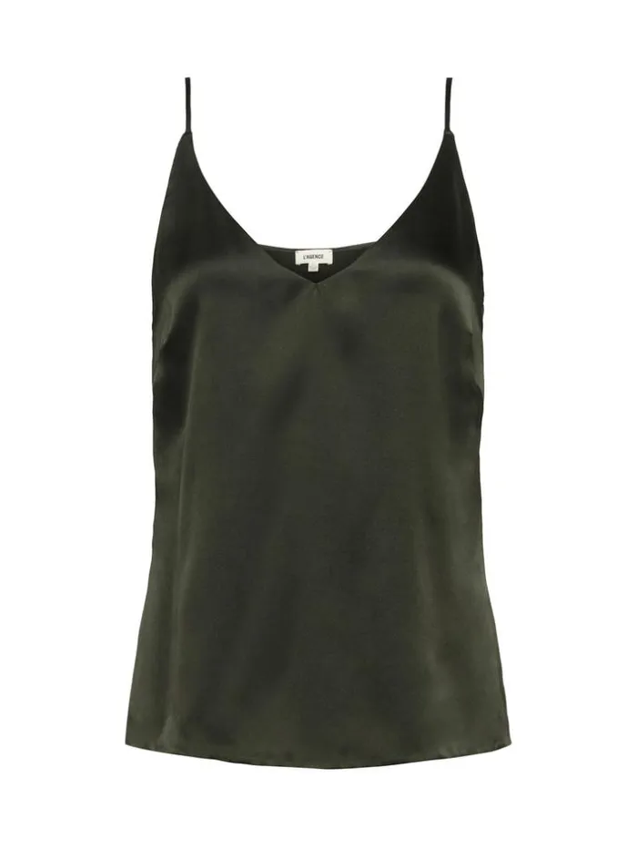 L039Agence Camisoles and Tanks Women Gabriella Camisole Tank Army