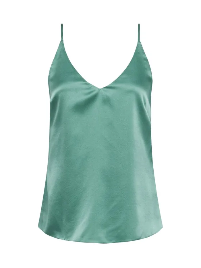 L039Agence Camisoles and Tanks Women Gabriella Camisole Tank Green Jasper