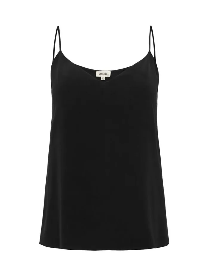 L039Agence Camisoles and Tanks Women Jane Camisole Tank Black