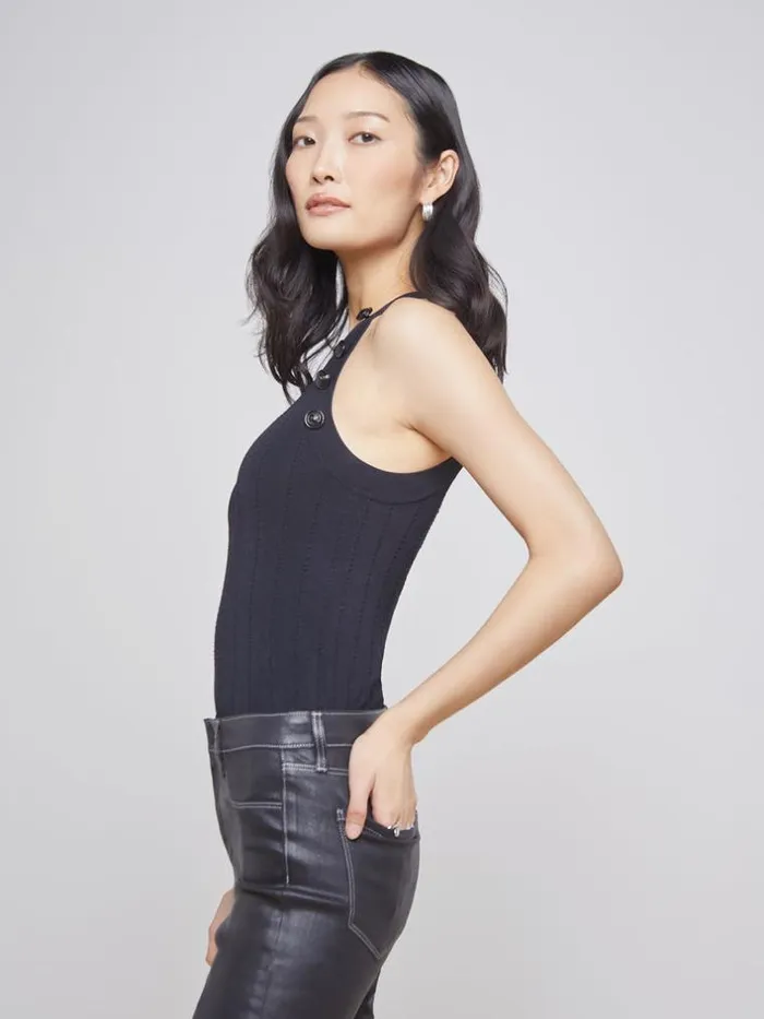 L039Agence Camisoles and Tanks Women Rosemary Tank Blackblack
