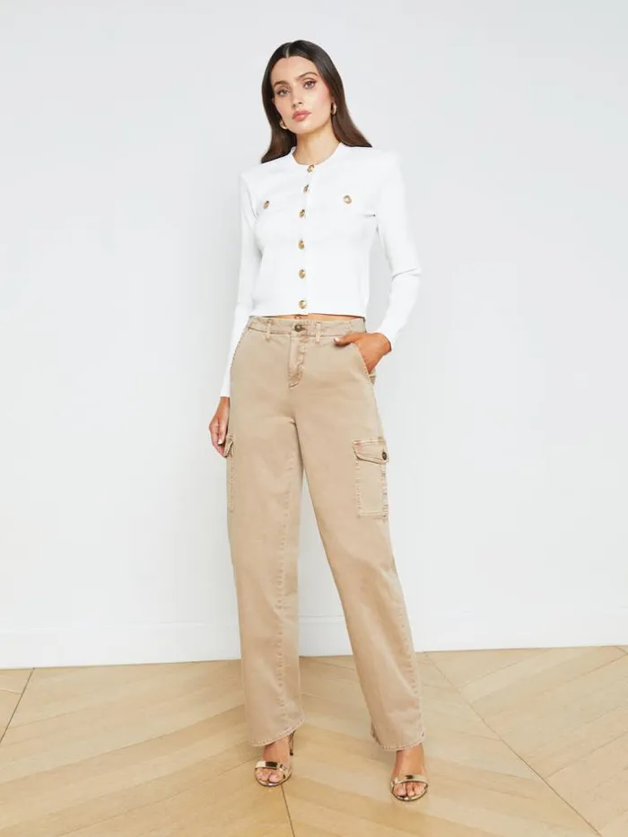 L039Agence Cargo Pants Women Channing Trouser Dark Latte