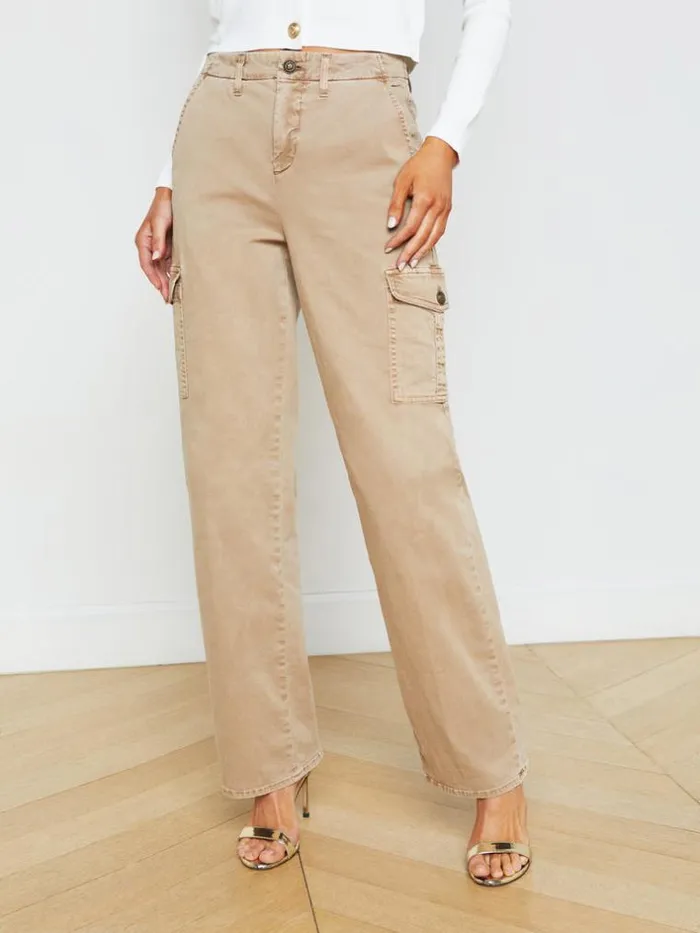 L039Agence Cargo Pants Women Channing Trouser Dark Latte