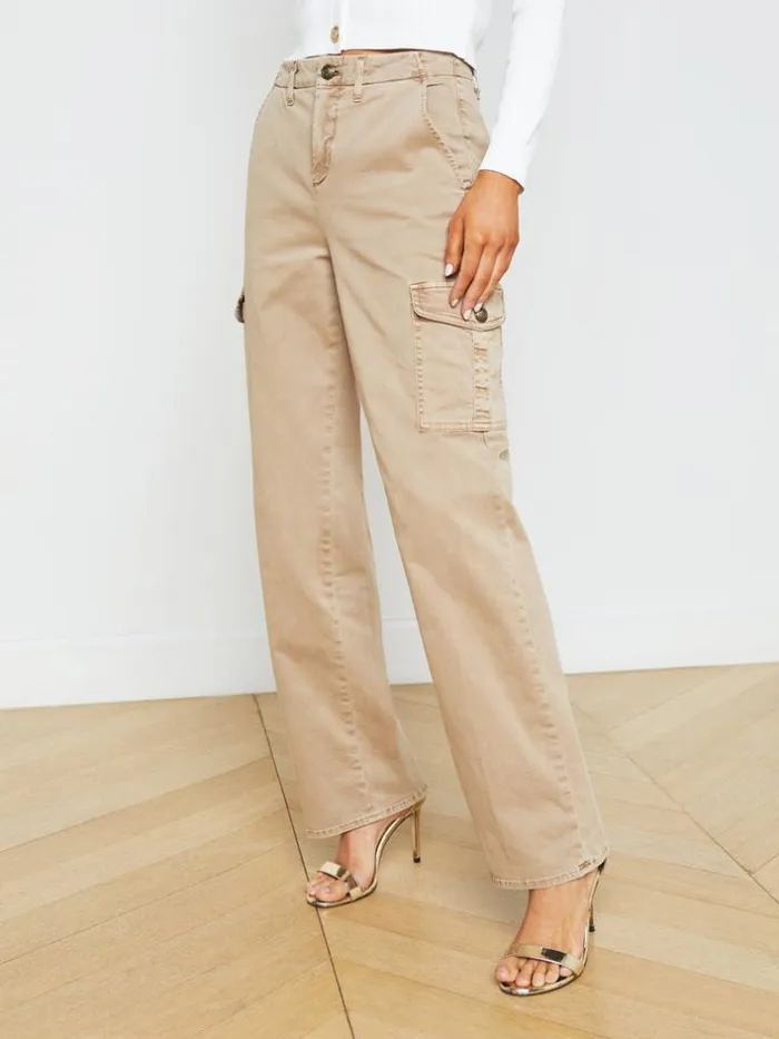 L039Agence Cargo Pants Women Channing Trouser Dark Latte