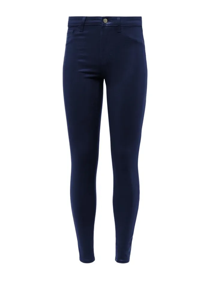 L039Agence Coated Denim Women Marguerite Coated Jean Navy Coated