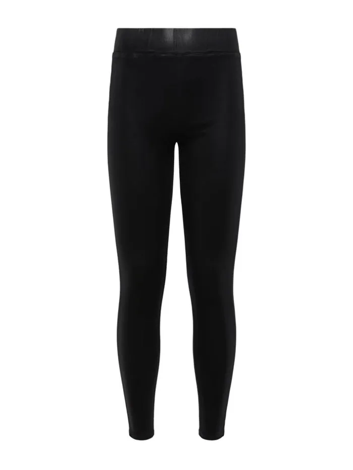 L039Agence Coated Denim Women Rochelle Coated Jean Black Coated