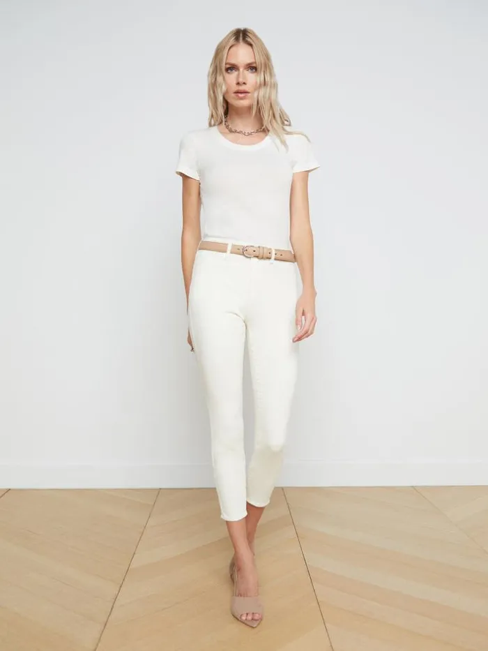 L039Agence Essentials Women Margot Skinny Jean Vintage White