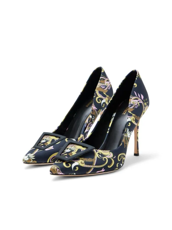 L039Agence Heels and Pumps Women Elea Pump Paisley Satin