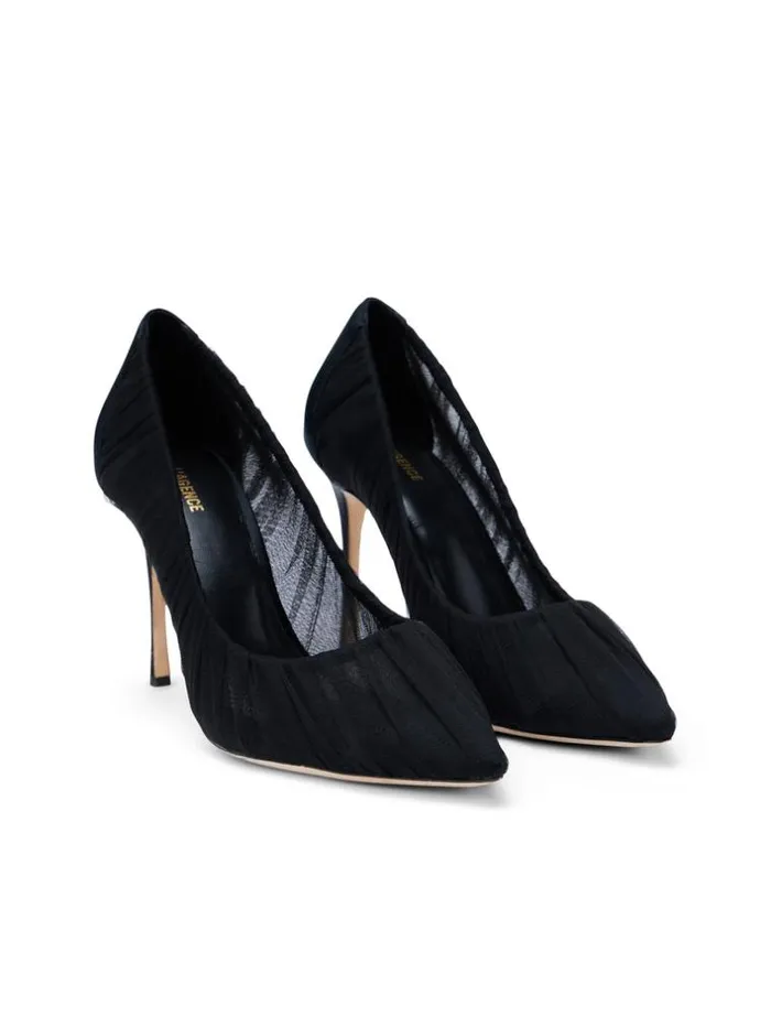 L039Agence Heels and Pumps Women Marie Pump Black Tullesatin