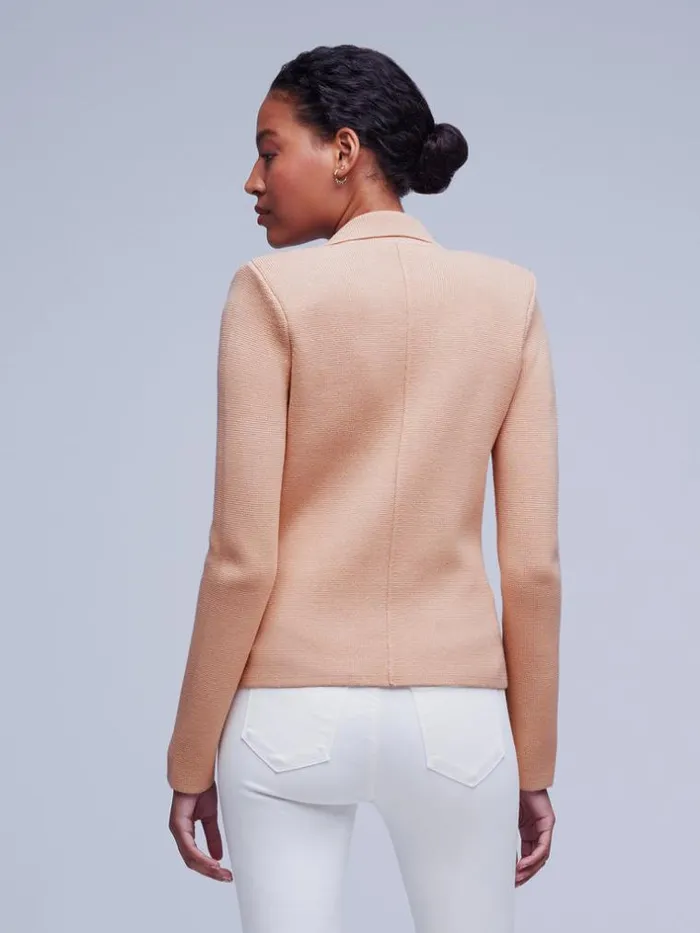 L039Agence Knitwear Women Sofia Knit Blazer Dusty Pink