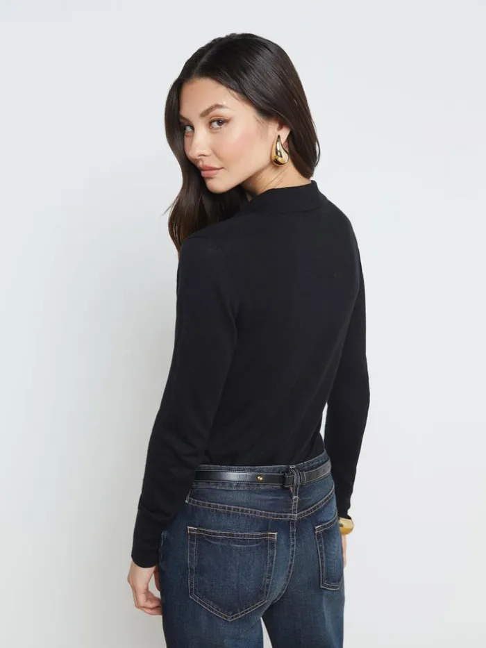 L039Agence Knitwear Women Sterling Sweater Blackgold