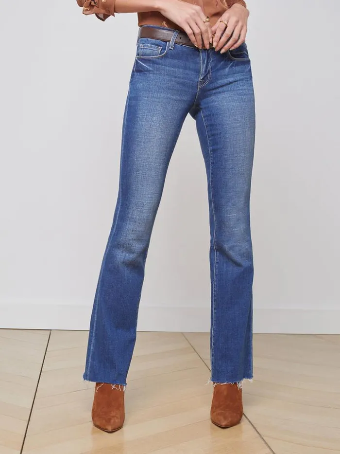 L039Agence Low Rise Denim Women Sneeki Jean Hasting