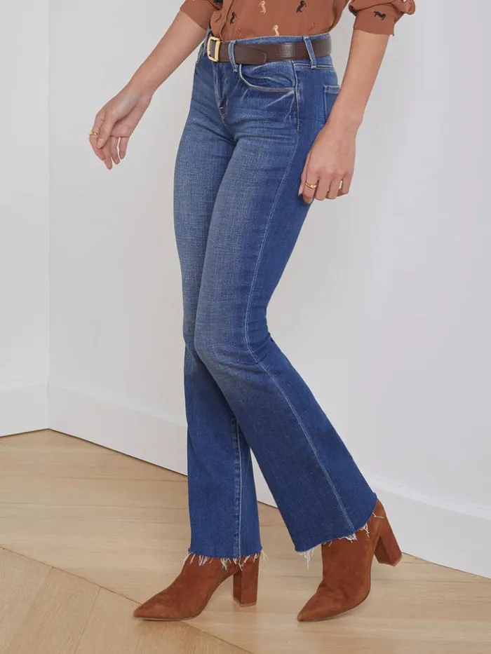 L039Agence Low Rise Denim Women Sneeki Jean Hasting